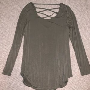 Army Green Long Sleeve Shirt